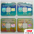 High performance anti-counterfeit laser numbering hologram label